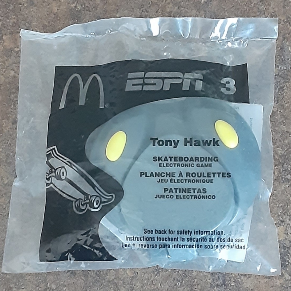 Vintage Tony Hawk Skateboarding Electronic Game McDonald's  / ESPN Collectibe